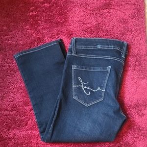 Womens Stretch Jean Capris